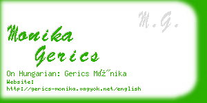 monika gerics business card